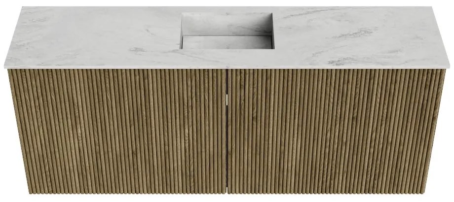 Mondiaz Joya DLux 100cm toiletmeubel dusk met wastafel faye midden 1 kraangat opalo