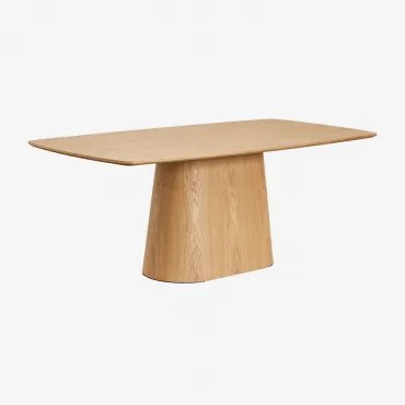 Rectangulaire Eettafel 200x100 Cm In Aura Hout Essenfineer & Essenfineer - Sklum