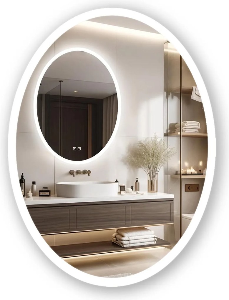 LED Spiegel 60x80cm WWA