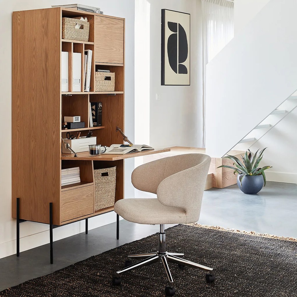 Secretaressebureau met legplank, Miha