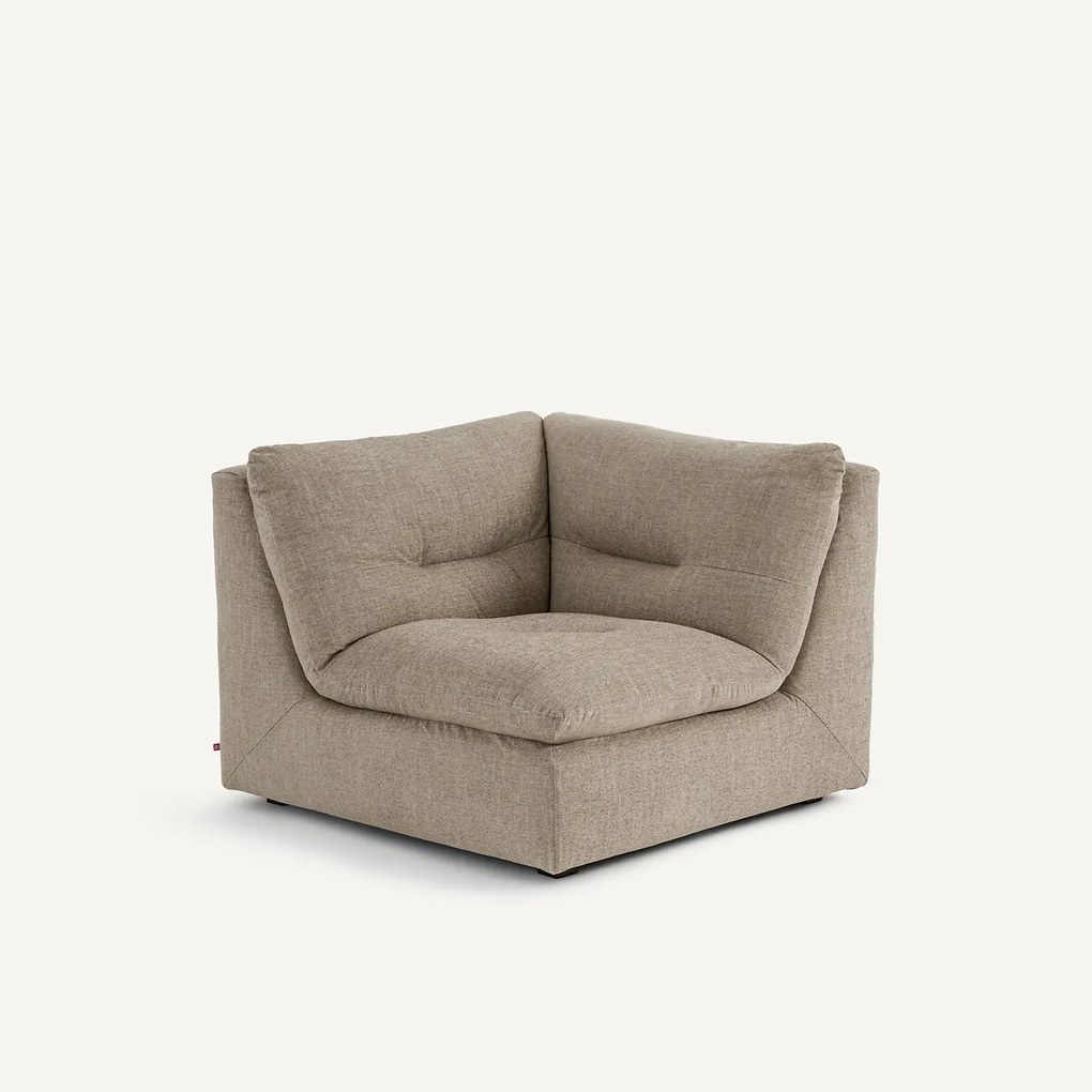 Modulaire 90° hoek in gemêleerde stof, GIULIANO