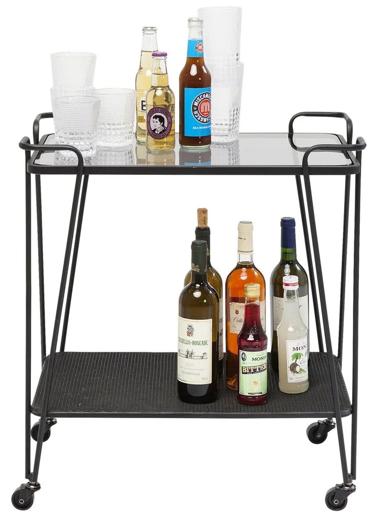 Kare Design Mesh Metalen Trolley - 60 X 38cm.