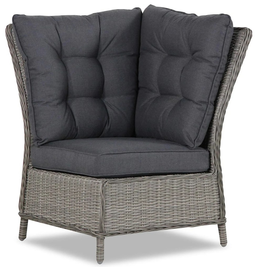 Dining Loungeset 6 personen Wicker Grijs Garden Collections New Castle