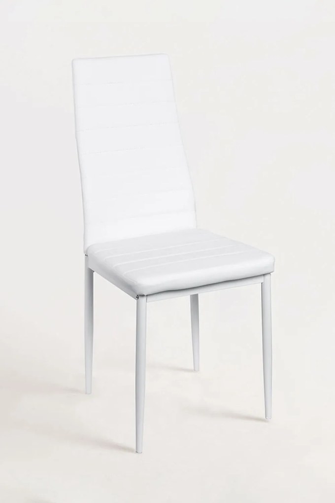 Set 4 Lauter Kunstlederen Stoelen