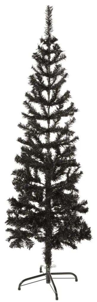 vidaXL Kerstboom smal 150 cm zwart