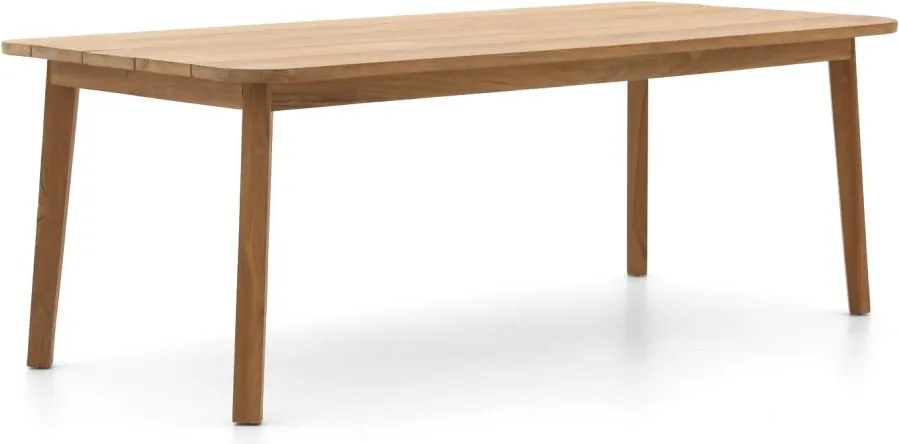 Tuin eettafel Bellagio  | Rechthoekig  | Tuintafel Teakhout | 220x100cm | 6 personen | Kees Smit Tuinmeubelen