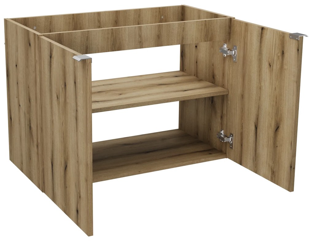 Comad Nova Oak onderkast met 2 deuren 80x40x60cm eiken