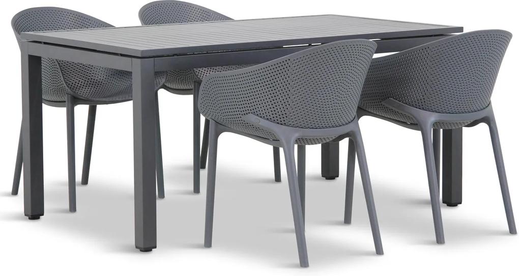 Lifestyle Sky/Concept 160 cm dining tuinset 5-delig