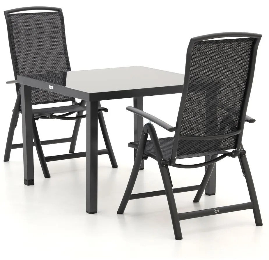 R&S Design Capri/Caluso 96cm dining tuinset 3-delig verstelbaar