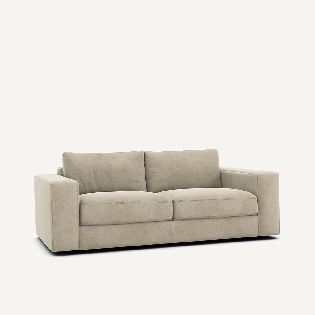 3-zits compacte zetel in linnen fluweel, SKANDER