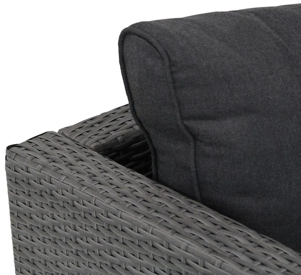 Loungeset  Wicker Grijs  Garden Collections loungeset