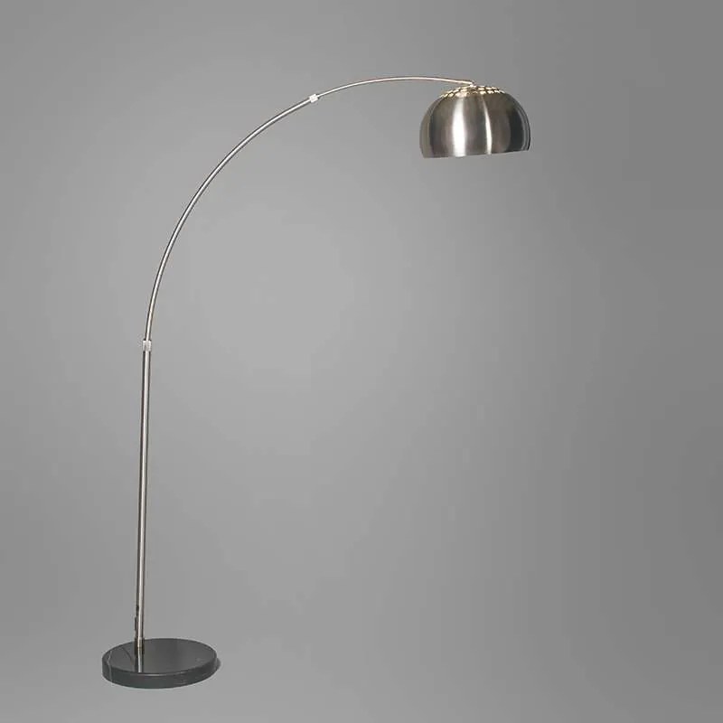 Moderne booglamp staal verstelbaar - Grande Modern E27 rond Binnenverlichting Lamp