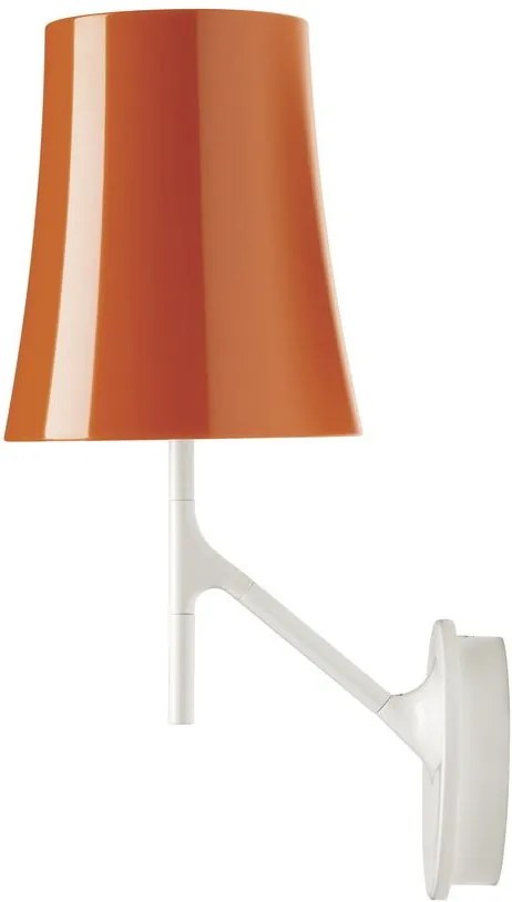 Foscarini Birdie wandlamp met touchdimmer oranje