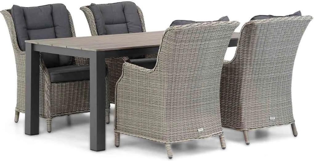 Garden Collections Aberdeen/Valley 180 cm dining tuinset 5-delig