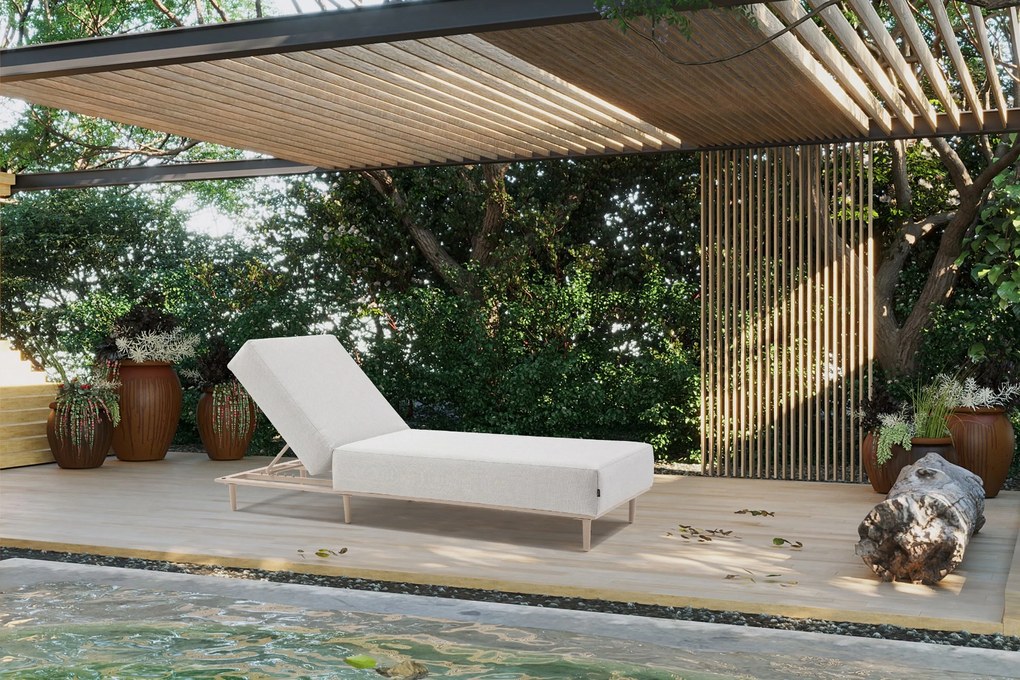 De Laan Projects Laan Soleil Lounger XXL Textiel Grijs
