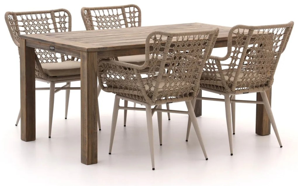 Intenso Busso/ROUGH-S 160cm dining tuinset 5-delig