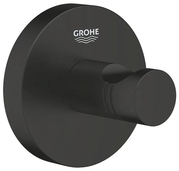 GROHE Start Handdoekhaak - rond - mat zwart 411732430