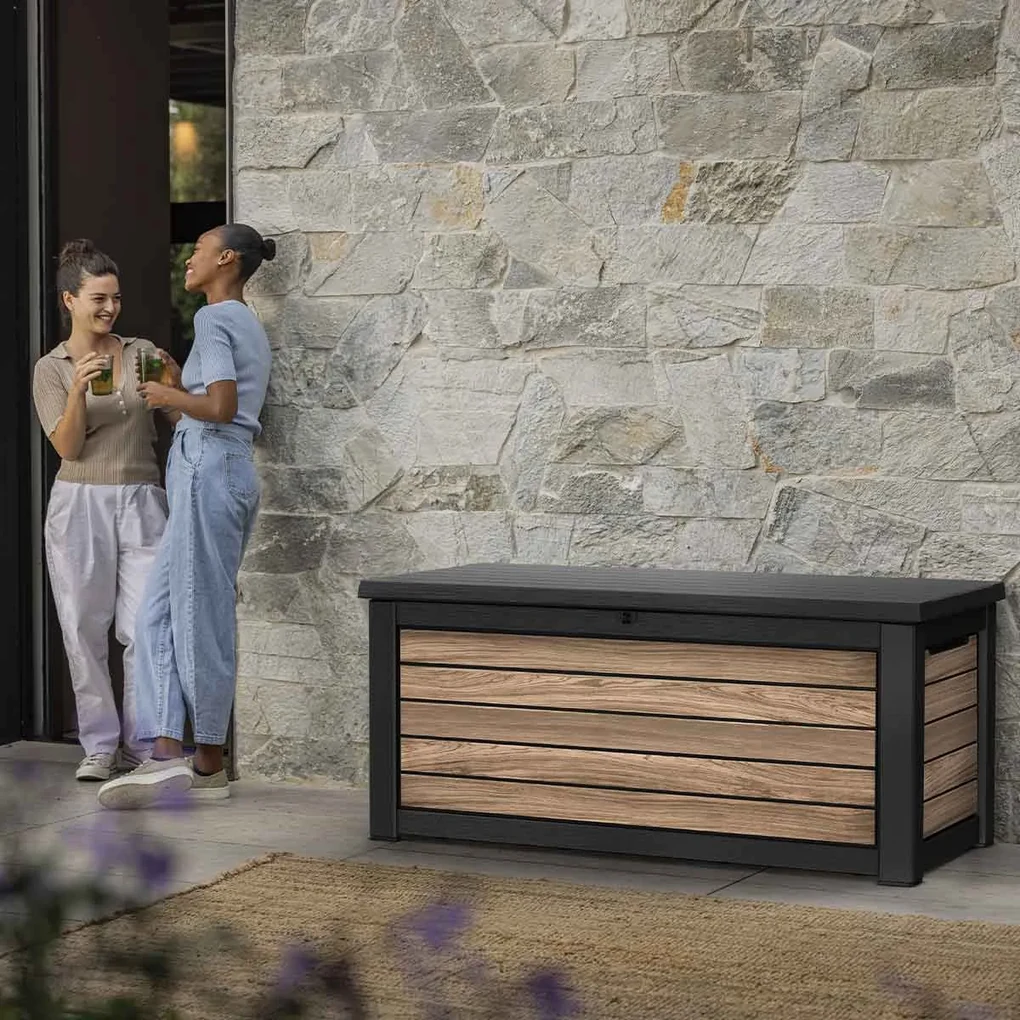 Keter opbergbox Sherwood 270L - 57,5x117x45 cm | Leen Bakker