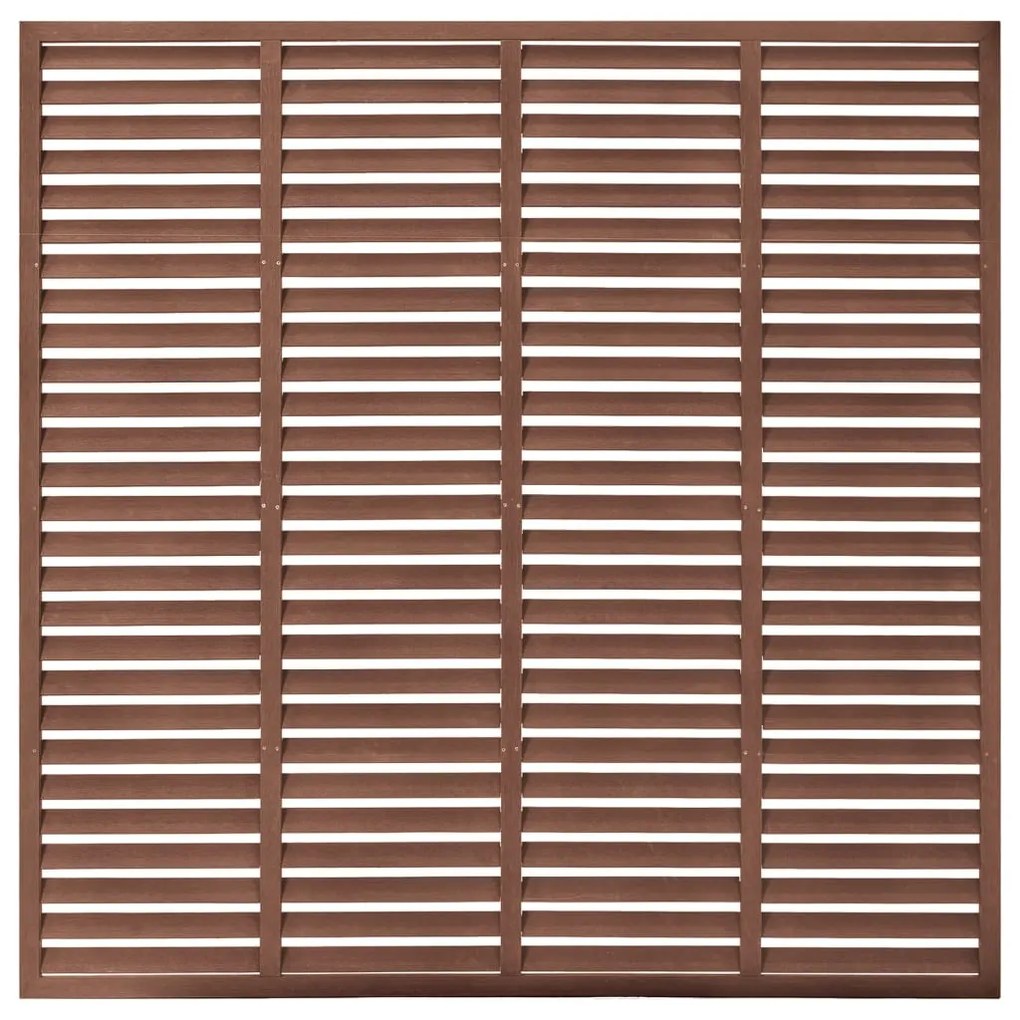 vidaXL Louvre schutting 180x180 cm HKC bruin