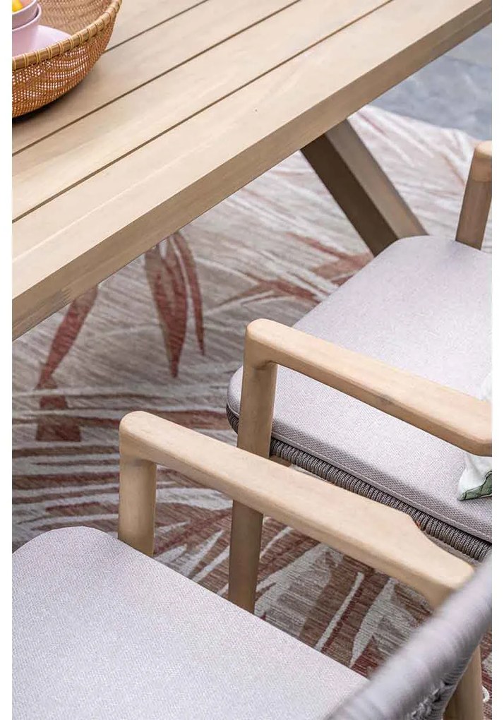 Garden Impressions Luando tuinset 7-delig - Tamako tuintafel 220x100 cm