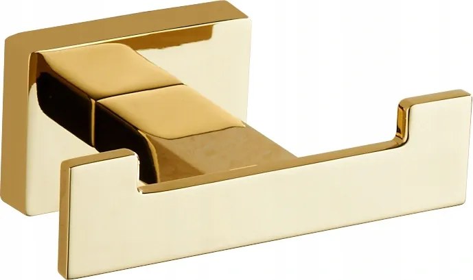 Mexen Arno dubbele handdoekhaak, goud - 7020735-50