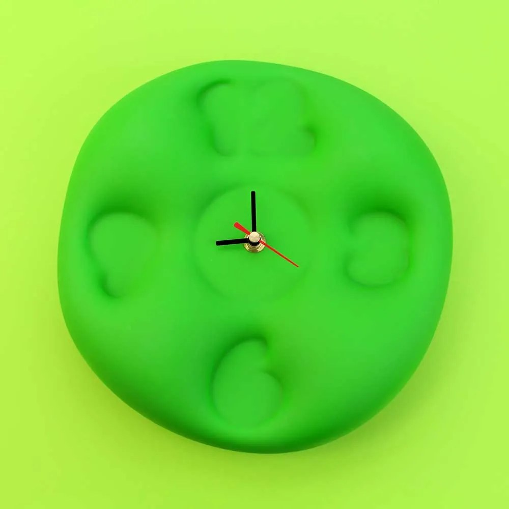 Design Klok - Teun Zwets - Bubble Clock Groen