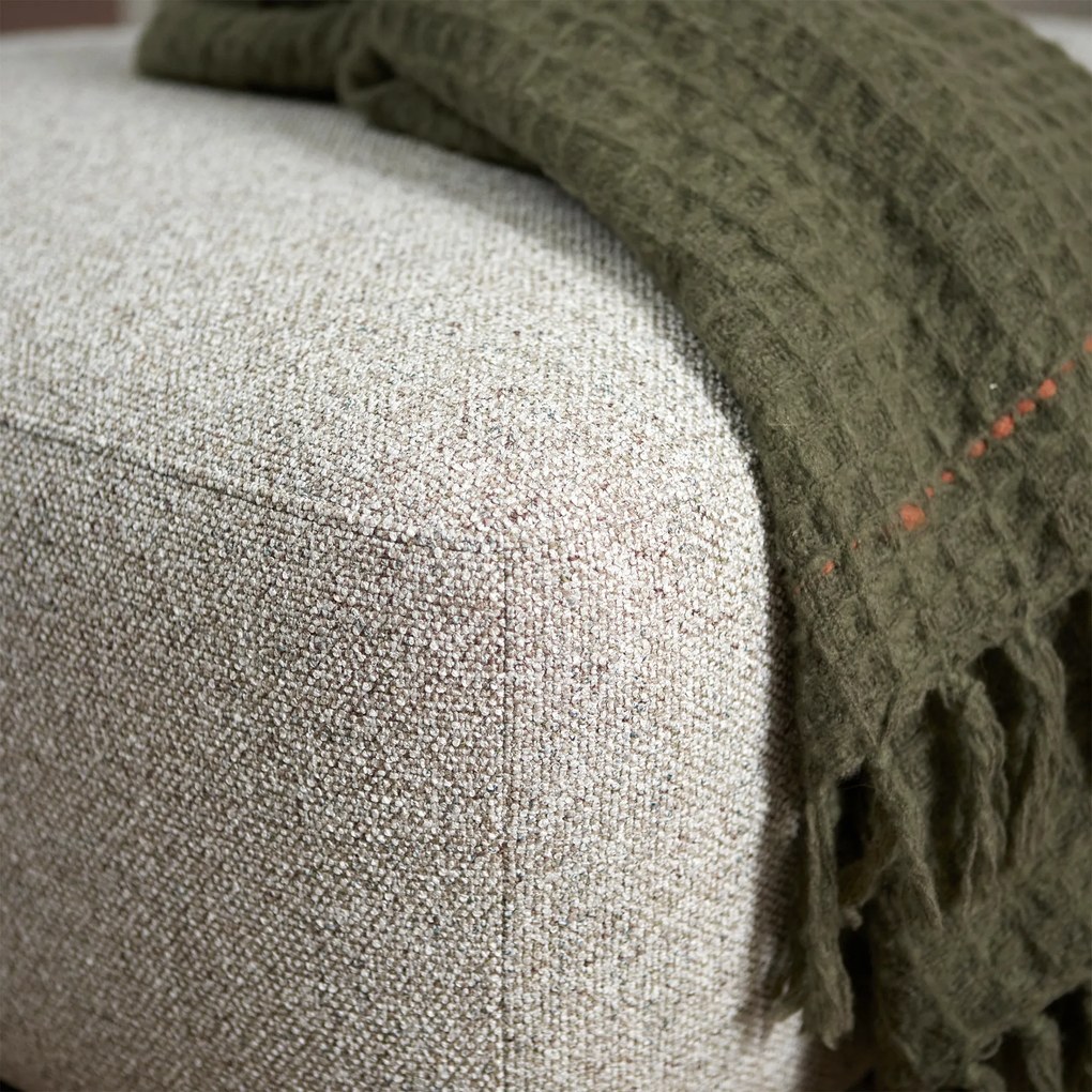 Beige Hoekbank Chaise Longue Links