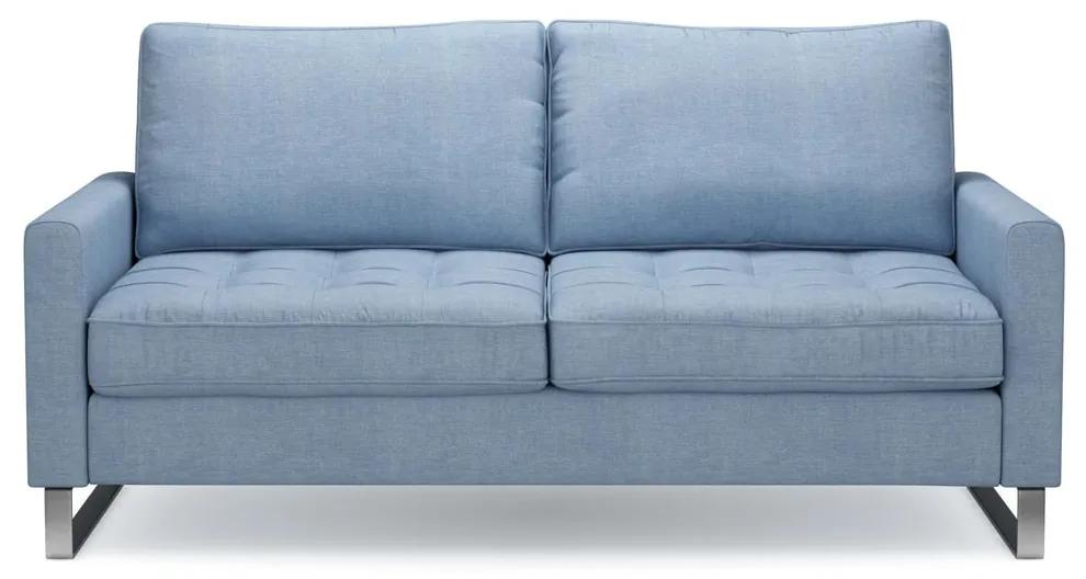 Rivièra Maison - West Houston Sofa 2,5 seater, washed cotton, ice blue - Kleur: bruin