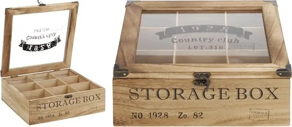 Theedoos Storage Box 9 vaks