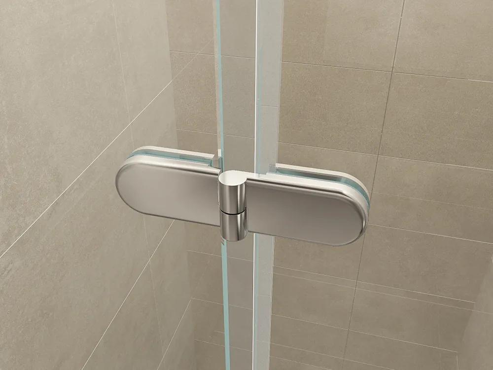 Mueller Siera vouwbare douchedeur 80x202cm links anti-kalk coating