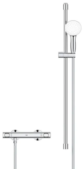 GROHE Grohtherm 500 Comfortset - thermostatisch - 90cm - chroom 34797001