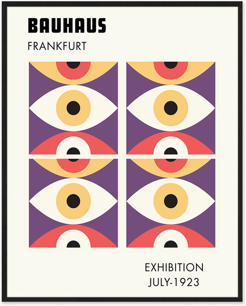 Ingelijste digitale print Bauhaus Frankfurt Exhibition