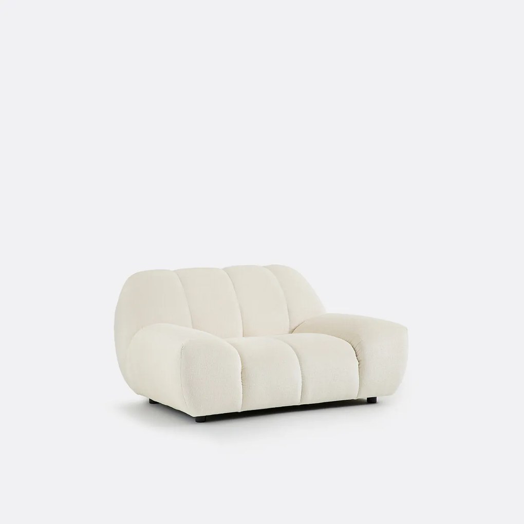 XL fauteuil, dik fluweel, Nuria