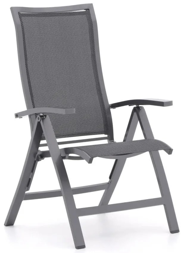 Verstelbare tuinstoel | Bellagio  Lugo | Aluminium | Grijs | Kees Smit Tuinmeubelen