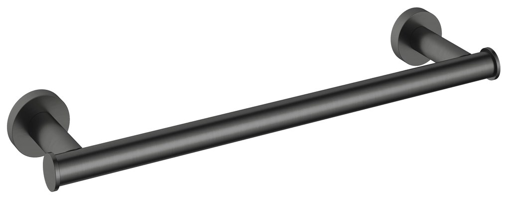 Hotbath &More handdoekhouder 34cm geborsteld zwart PVD
