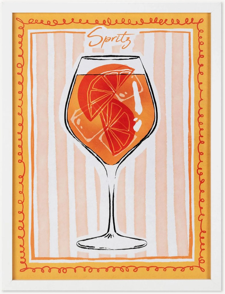 Ingelijste poster tuin