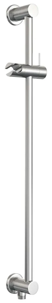 Brauer Brushed Edition thermostatische inbouw regendouche met staafhanddouche, rechte muurarm, glijstang en hoofddouche 30cm set 62 RVS geborsteld PVD