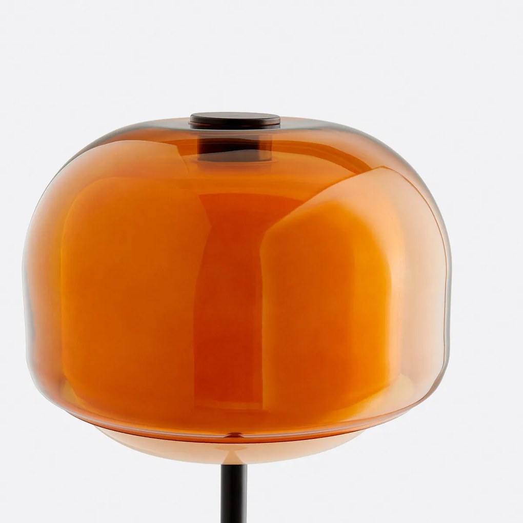 Vloerlamp van gekleurd glas, Kinoko