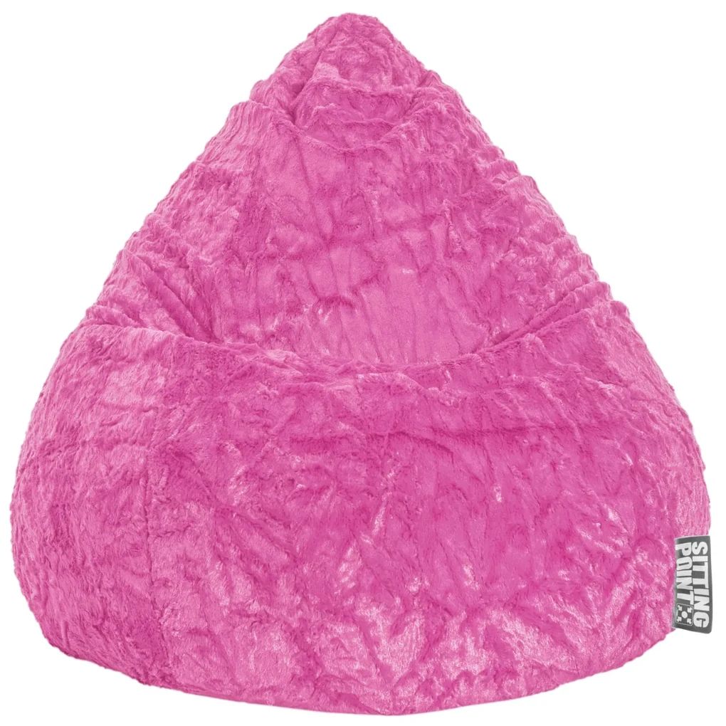 Kinder Zitzak BeanBag Fluffy L - Roze