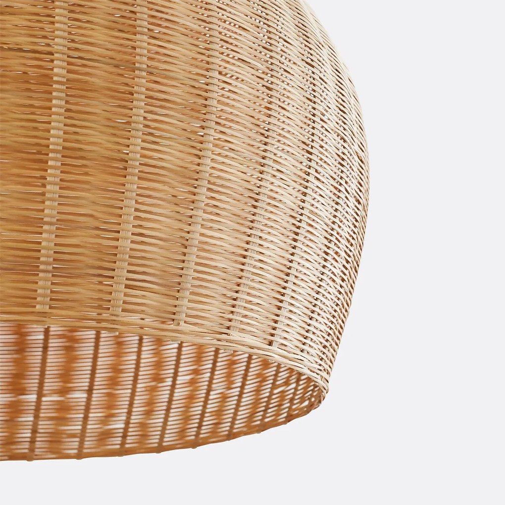 Hanglamp in gevlochten bamboe,Ø60 cm, Vani