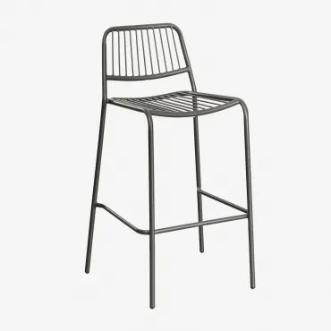 Elton Stapelbare Hoge Tuinkruk Zwarte Koolstof & ↑75 Cm - Sklum