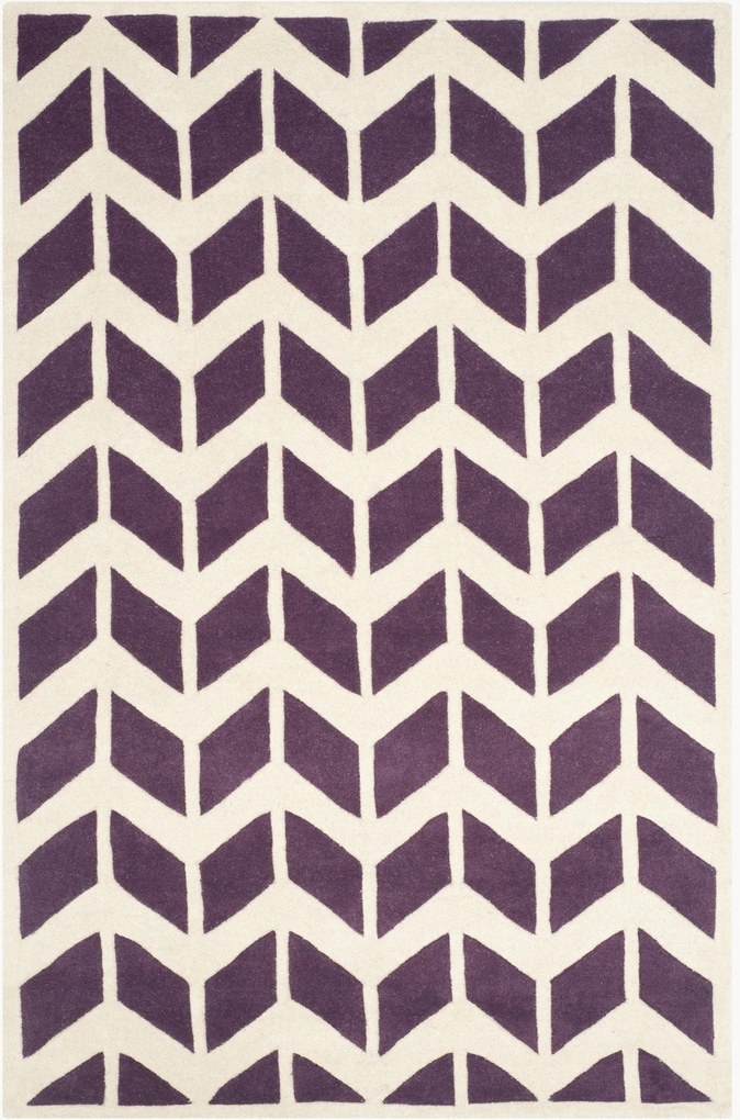 Handgetuft hoogpolig wollen vloerkleed Brenna