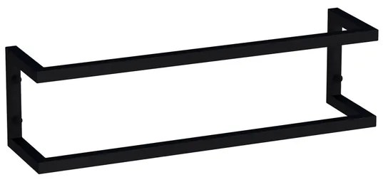 BRAUER Combi Handdoekrek - 60x15x15cm - horizontaal/verticaal - mat zwart AE-HBA60MZ