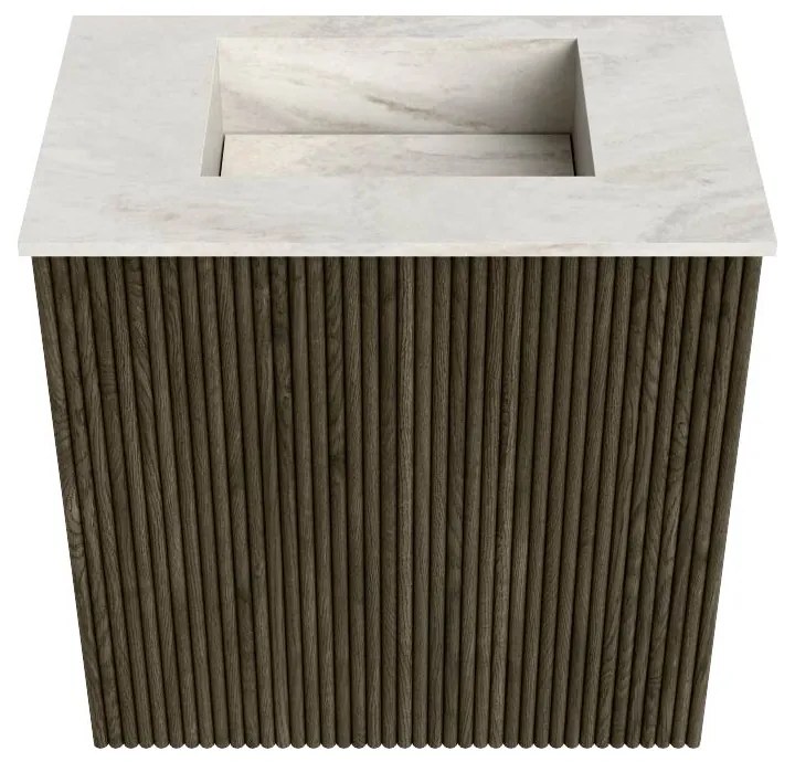 Mondiaz Joya DLux 40cm toiletmeubel shadow met wastafel faye midden zonder kraangat ostra
