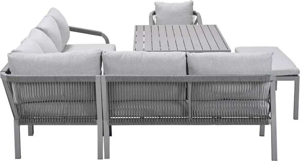 Garden Impressions Tarera lounge dining set 7-delig R - taupe