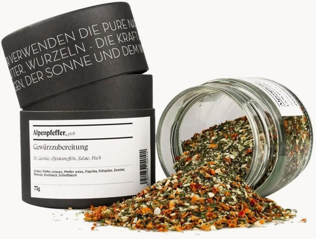 Alpenpeper, grof gemalen