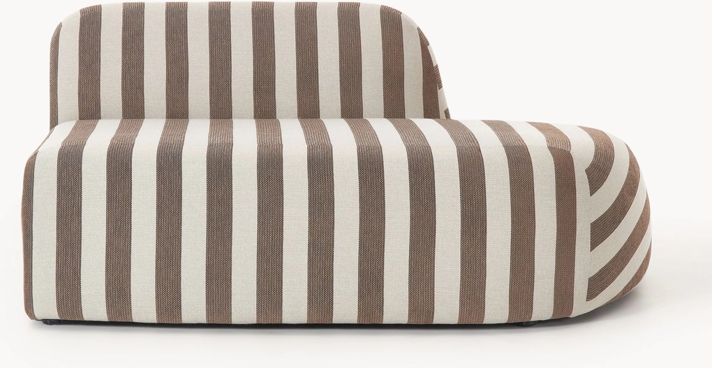 Gestreepte chaise longue module Wolke