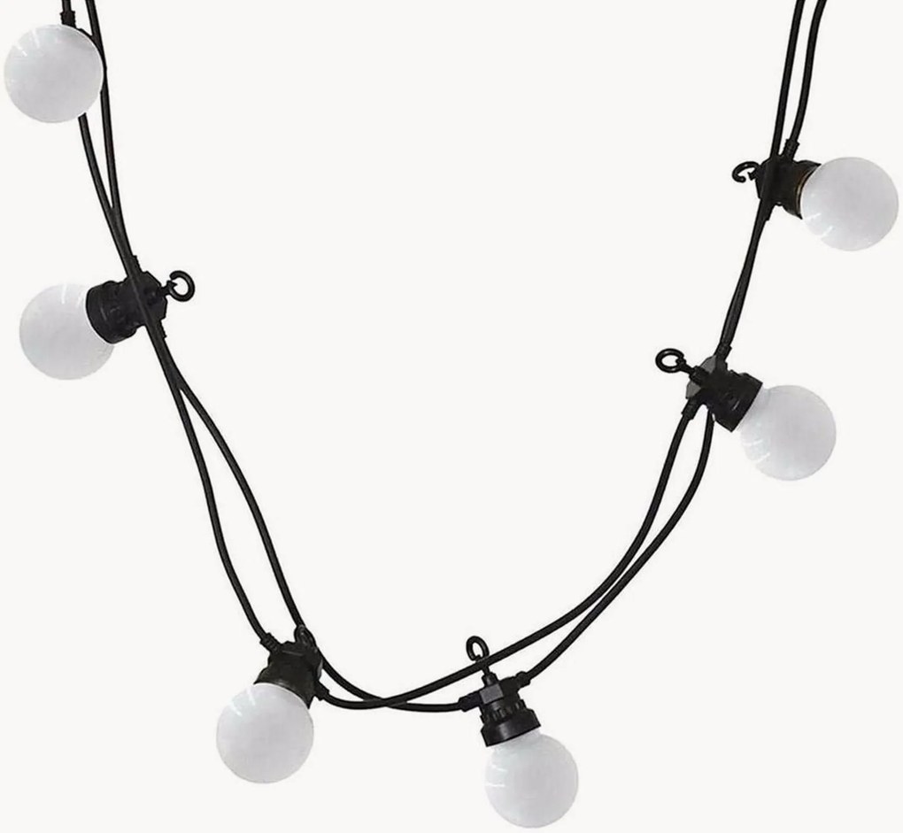 In- & outdoor LED-lichtslinger Milky, 300 cm