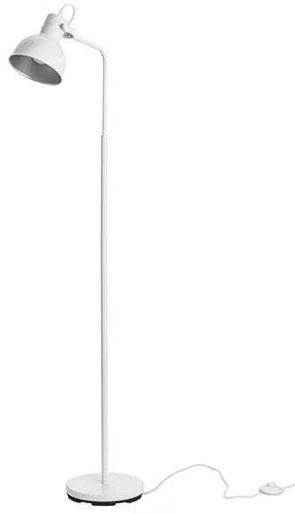 RENDL R12513 ROSITA staande lamp, voor lezen wit/zilvergrijs