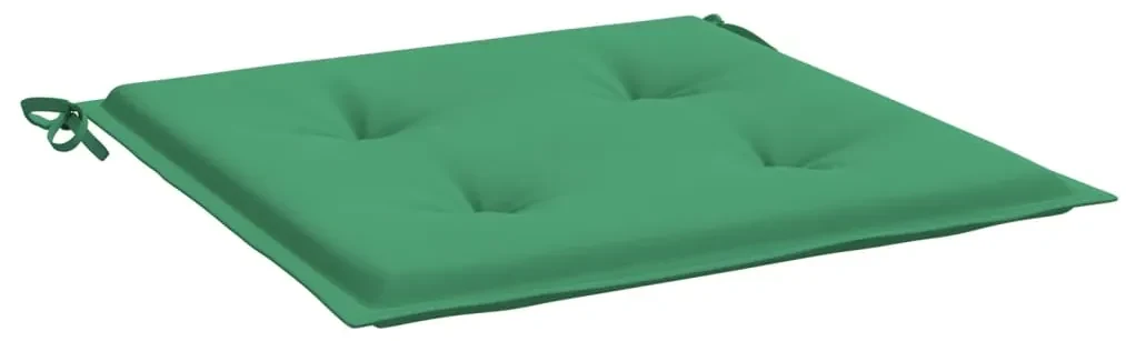 vidaXL Tuinstoelkussens 6 st 50x50x3 cm stof groen